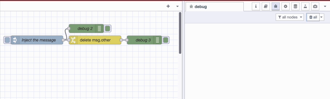 Deleting data from msg.other